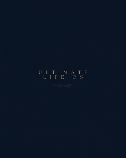 Ultimate Life OS — Canva template, Lunara