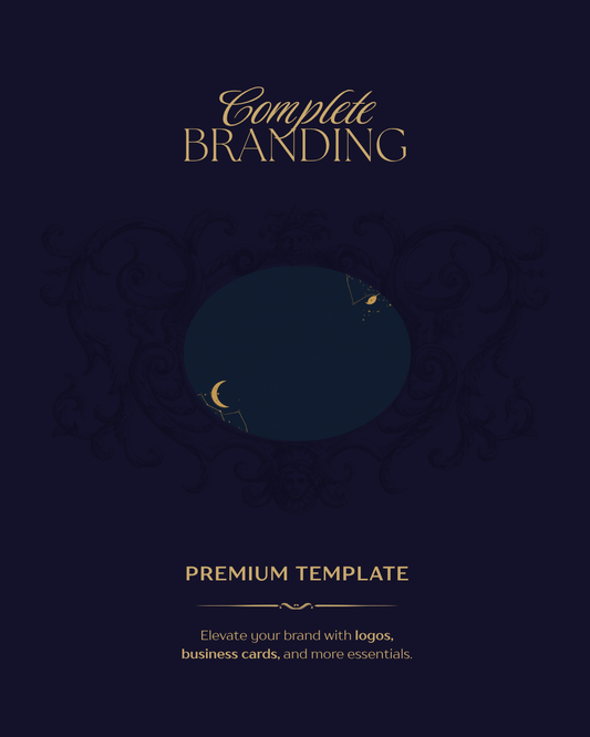 Complete Business Branding Kit — Canva template cover, Lunara
