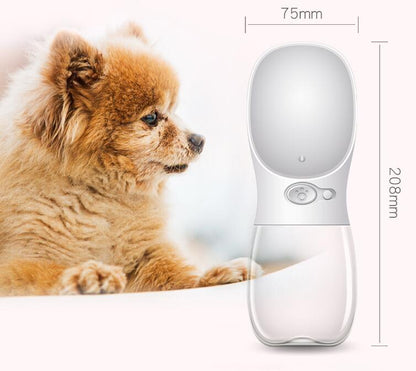 SipPal dog water bottle outdoors