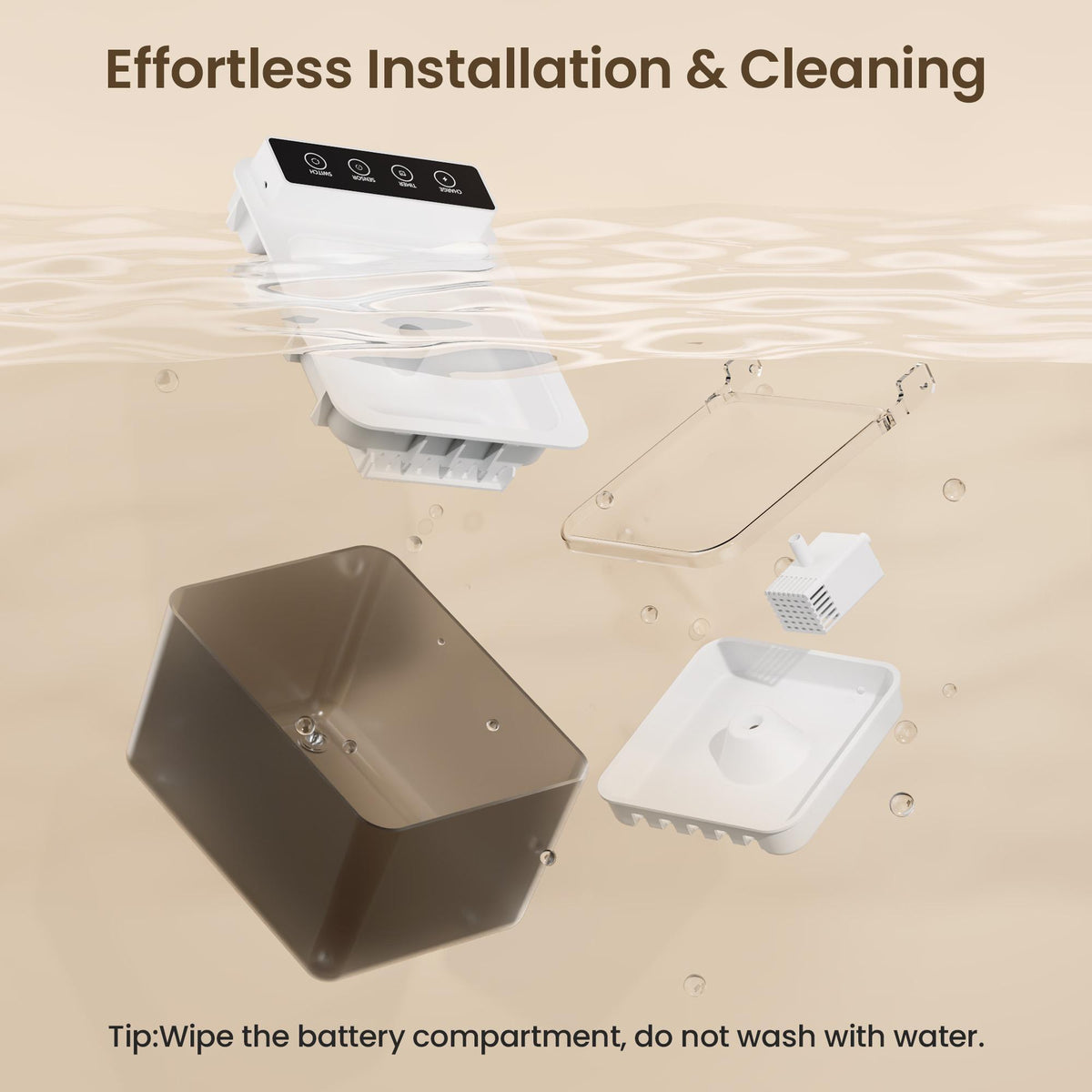 FreshFlow cat fountain size and capacity