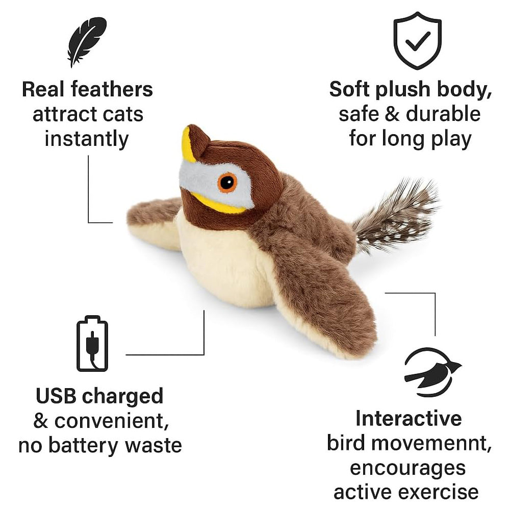 FlutterPal bird toy USB charging