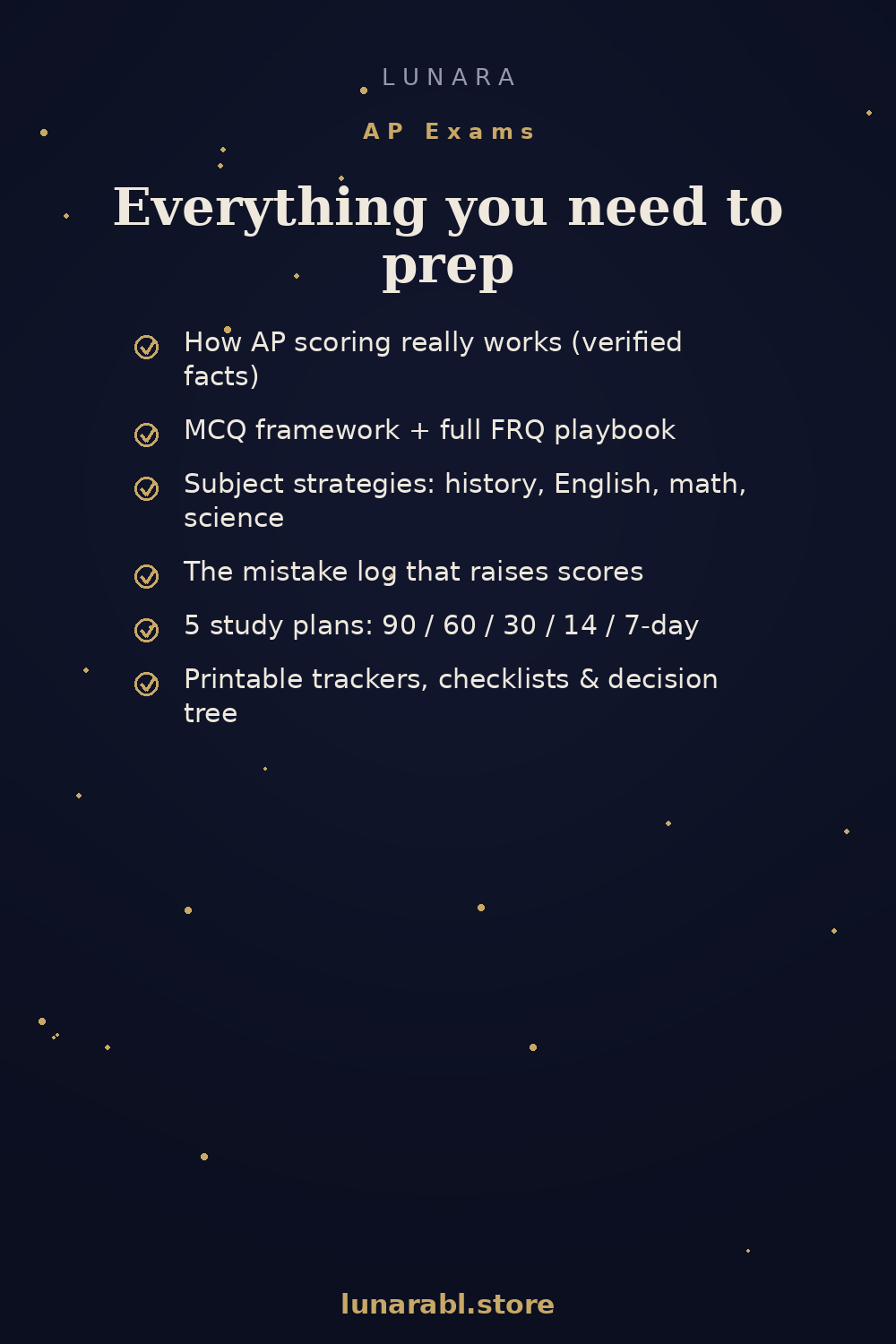 The AP Exam Playbook (eBook) | Study System for AP Exams — MCQs, FRQs, Study Plans & Exam-Day Strategy