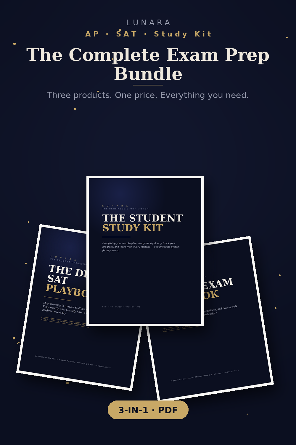 The Complete Exam Prep Bundle | Digital SAT Playbook + AP Exam Playbook + Student Study Kit (Instant Download)