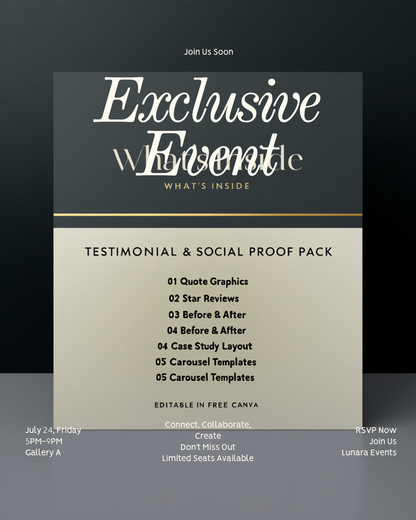 Testimonial & Social Proof Pack
