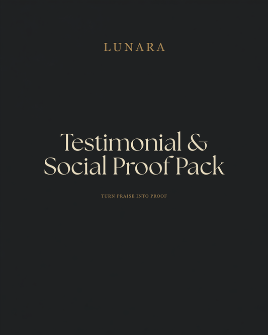 Testimonial & Social Proof Pack