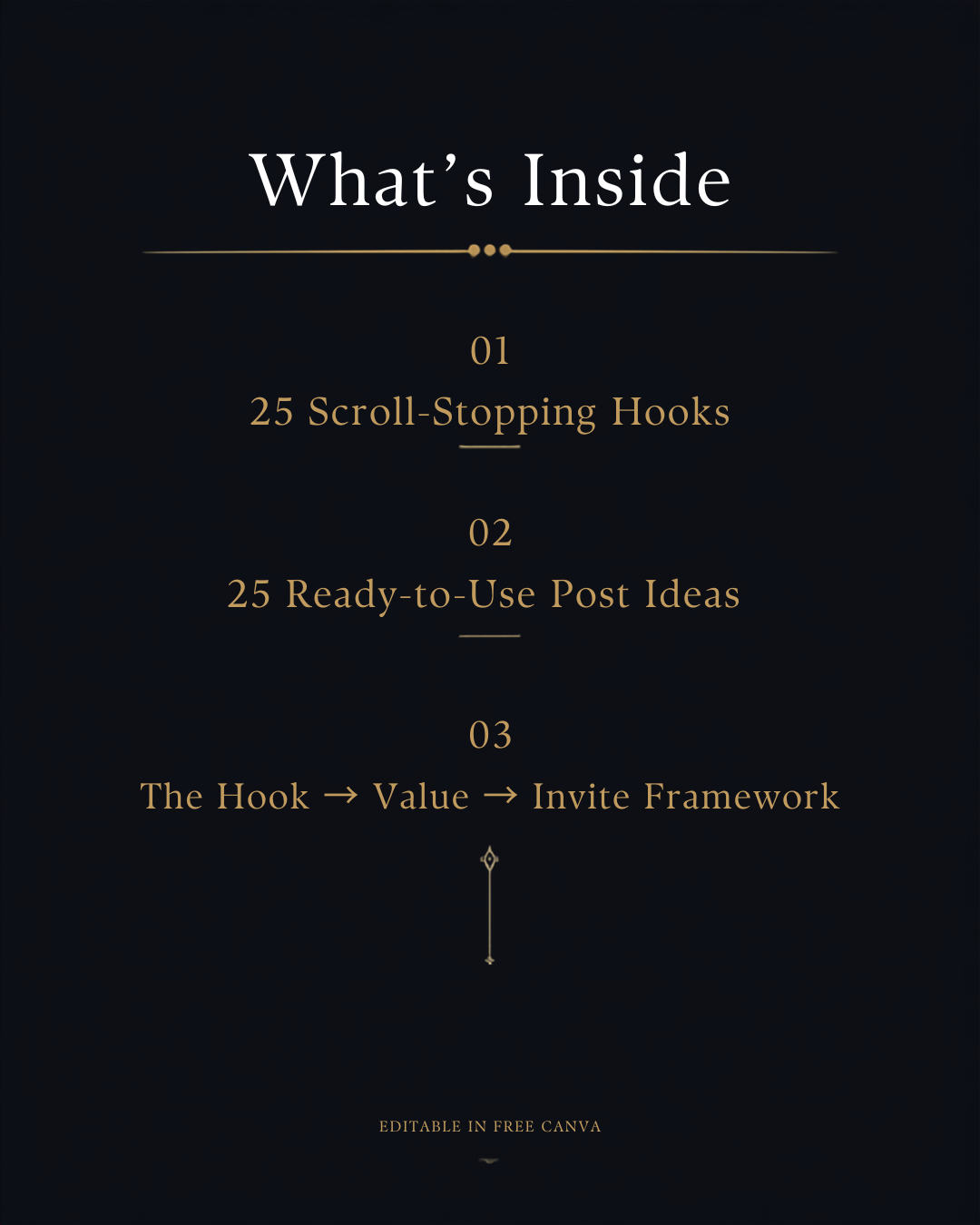 Free - The Content Vault — 50 Hooks & Post Ideas