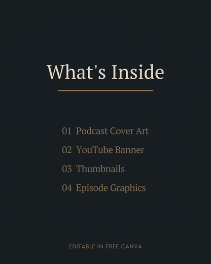 Podcast & YouTube Branding Kit