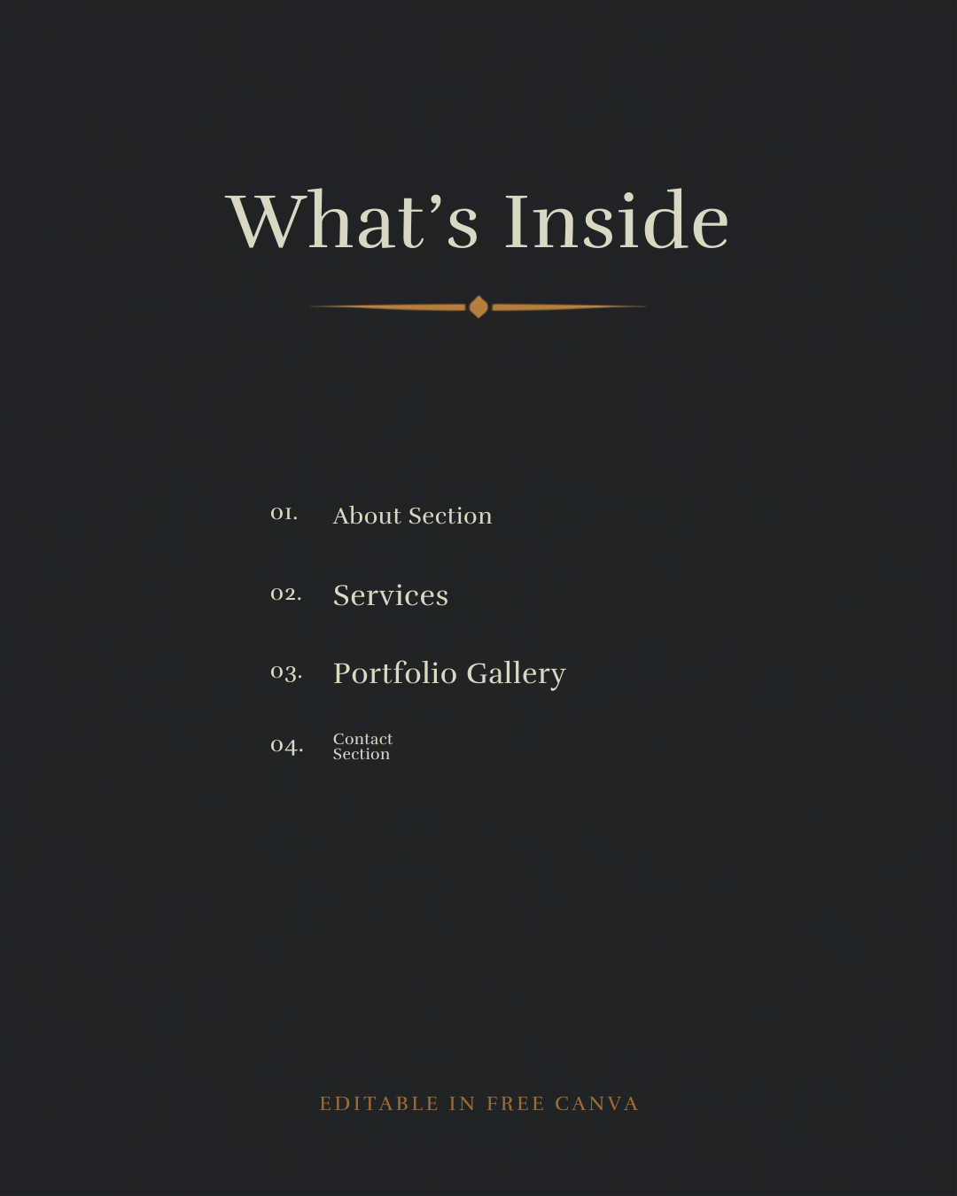 Portfolio One-Page Website