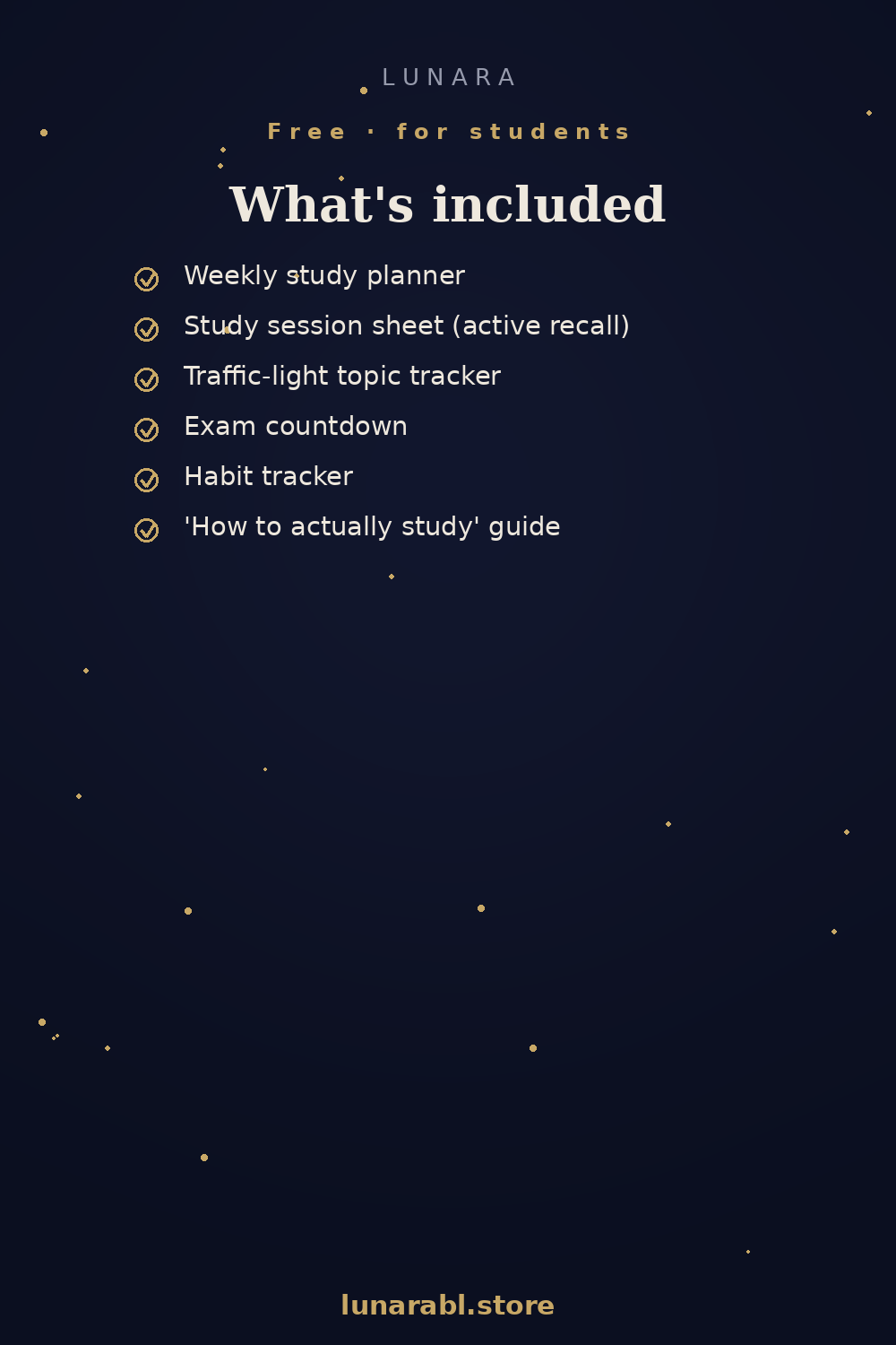 Free Student Study Planner (Printable) | Weekly Planner, Study Session Sheet & Topic Tracker for Students