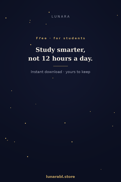 Free Student Study Planner (Printable) | Weekly Planner, Study Session Sheet & Topic Tracker for Students