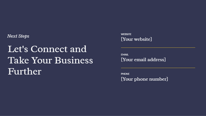 Price & Service Menu — Present Premium, Clear Pricing