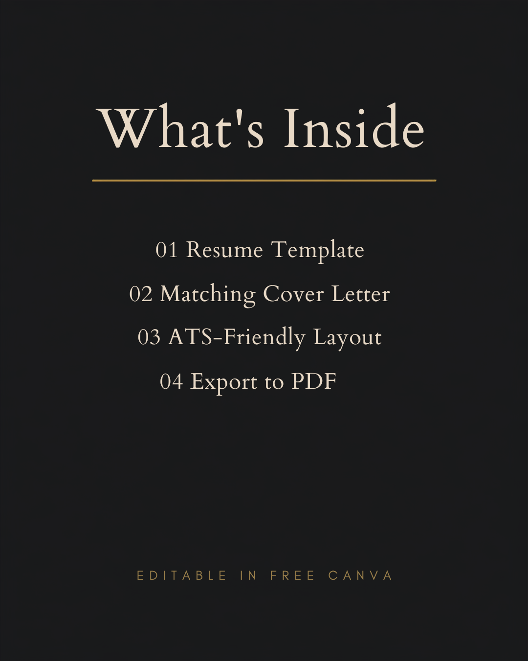 Resume + Cover Letter Template